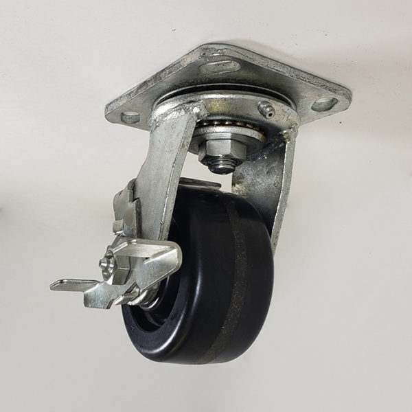 4 X 2 Swivel Caster With Phenolic Wheel Brake JC Pacific Trading Co