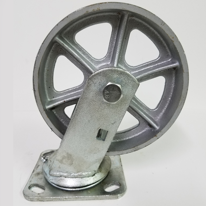 6" x 2" Swivel Caster w/ Rubber Wheel on Steel Hub 550lb Tool Box 