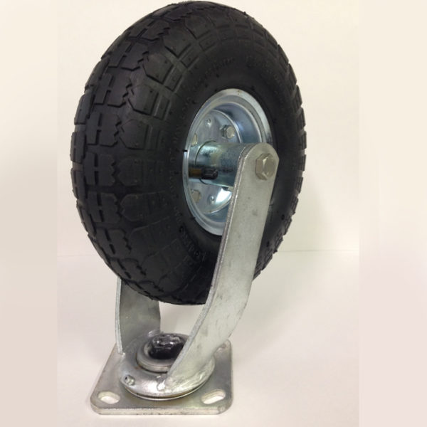 10" x 3.5" Swivel Caster with Pneumatic Wheel JC Pacific Trading Co