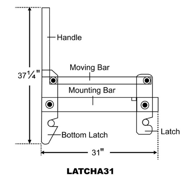RollOff Container Door Latch 10Yard Container JC Pacific Trading Co