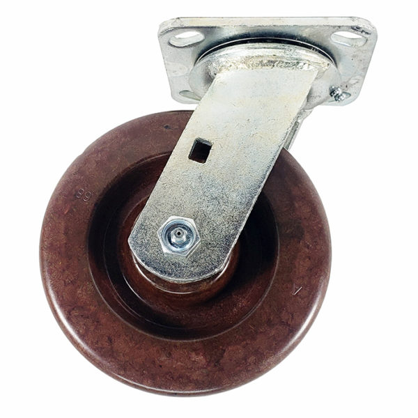 6" x 2" Swivel Caster with High Temperature Phenolic Wheel JC Pacific